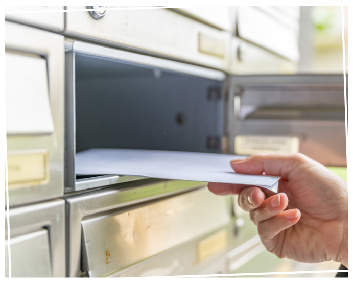 ポスティング作業のイメージ写真