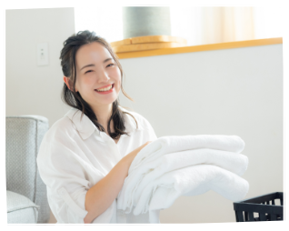 タオル折りの風景